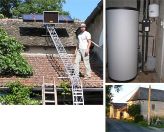 Chauffe-eau solaire photovoltaïque
