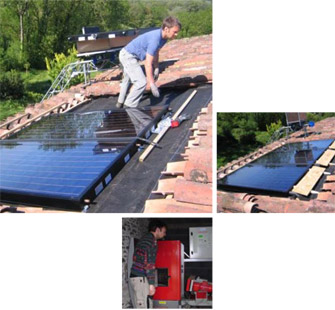 Chauffe-eau solaire photovoltaïque